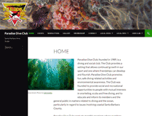 Tablet Screenshot of paradisediveclub.org